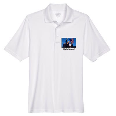 Donald Trump Bulletproof 2024 Presidential Candidate 45 Men's Origin Performance Piqué Polo