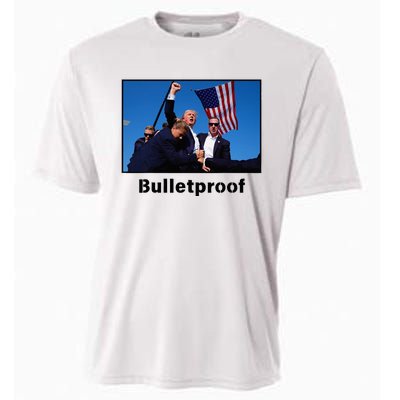 Donald Trump Bulletproof 2024 Presidential Candidate 45 Cooling Performance Crew T-Shirt