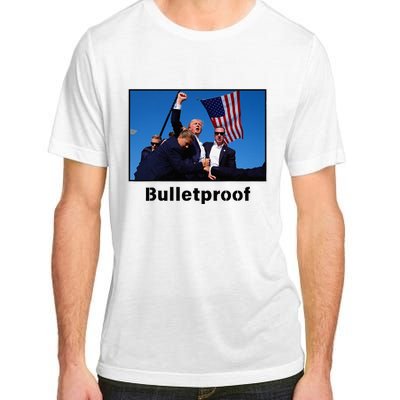 Donald Trump Bulletproof 2024 Presidential Candidate 45 Adult ChromaSoft Performance T-Shirt