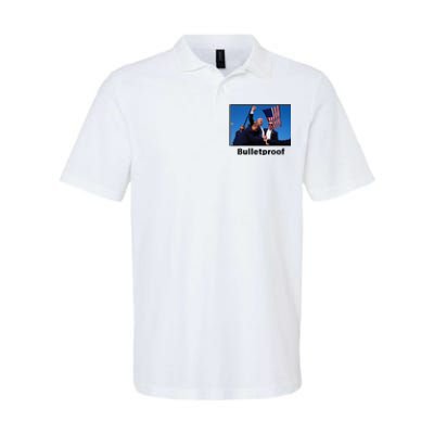 Donald Trump Bulletproof 2024 Presidential Candidate 45 Softstyle Adult Sport Polo