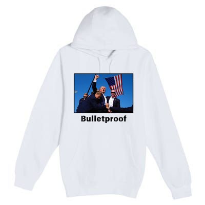 Donald Trump Bulletproof 2024 Presidential Candidate 45 Premium Pullover Hoodie