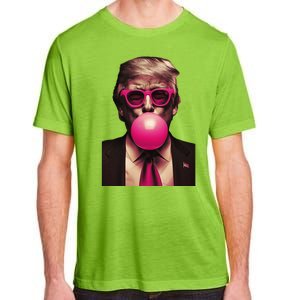 Donald Trump Bubble Gum Funny Retro Adult ChromaSoft Performance T-Shirt