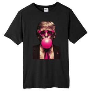 Donald Trump Bubble Gum Funny Retro Tall Fusion ChromaSoft Performance T-Shirt