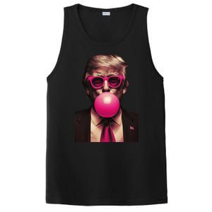 Donald Trump Bubble Gum Funny Retro PosiCharge Competitor Tank