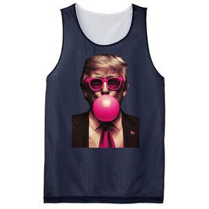 Donald Trump Bubble Gum Funny Retro Mesh Reversible Basketball Jersey Tank