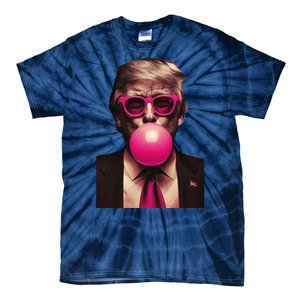 Donald Trump Bubble Gum Funny Retro Tie-Dye T-Shirt