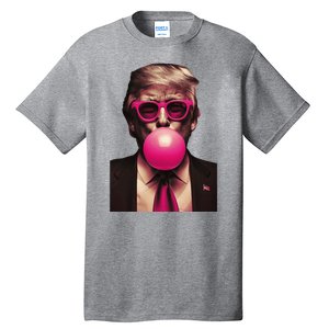 Donald Trump Bubble Gum Funny Retro Tall T-Shirt