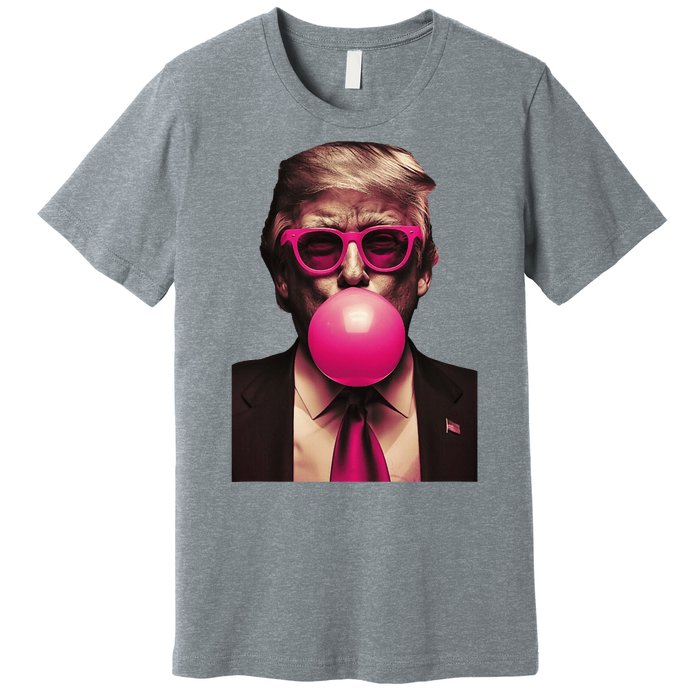 Donald Trump Bubble Gum Funny Retro Premium T-Shirt