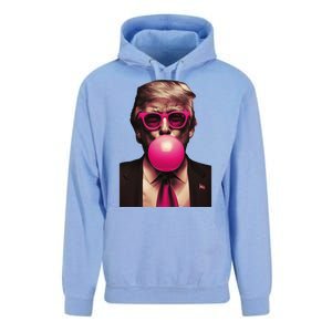 Donald Trump Bubble Gum Funny Retro Unisex Surf Hoodie