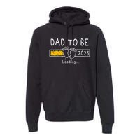 Dad To Be 2025 Dad Est 2025 Daddy To Be Promoted To Daddy Gift Premium Hoodie