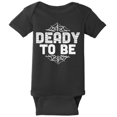 Deady To Be Soon New Dad Halloween Pregnancy Announcement Baby Bodysuit