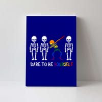 Dare To Be Yourself Autism Awareness Cute Lgbt Pride Gift Canvas