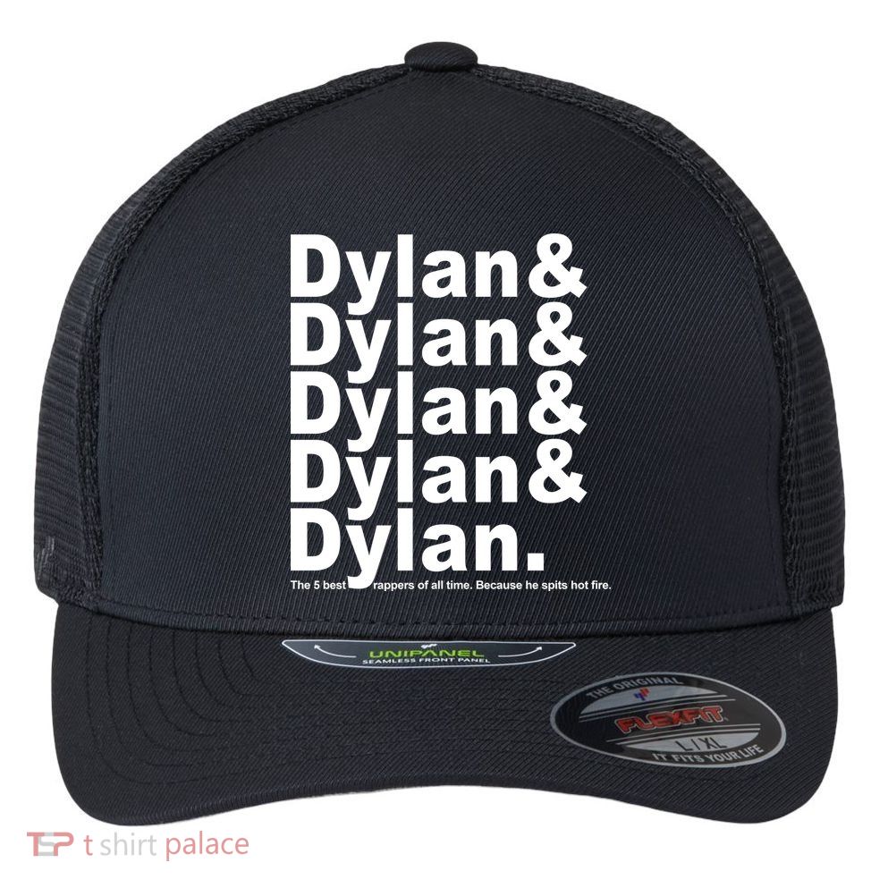 Dylan The Best Rappers Of All Time Flexfit Unipanel Trucker Cap