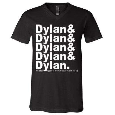 Dylan The Best Rappers Of All Time V-Neck T-Shirt