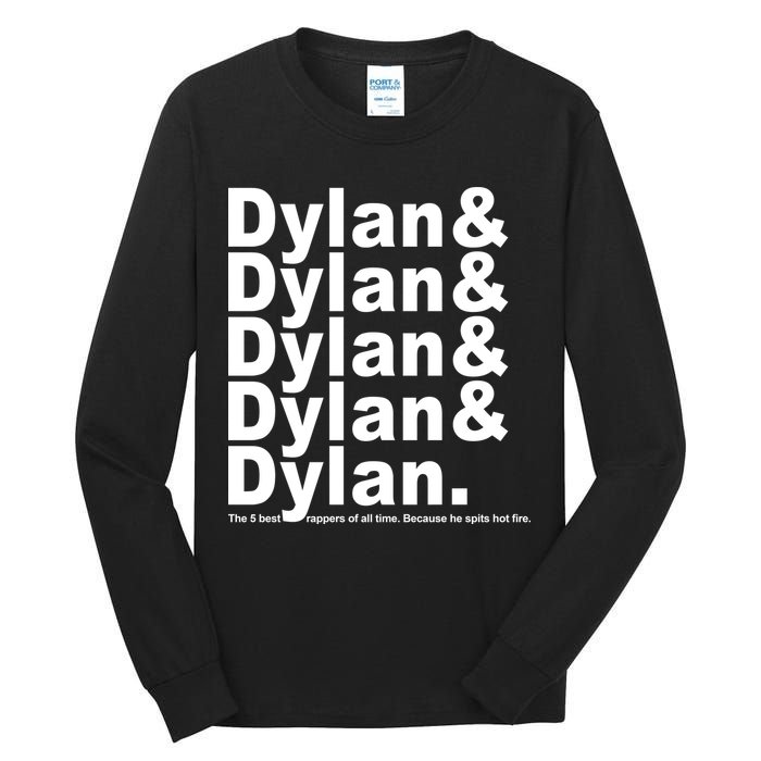 Dylan The Best Rappers Of All Time Tall Long Sleeve T-Shirt