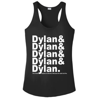 Dylan The Best Rappers Of All Time Ladies PosiCharge Competitor Racerback Tank