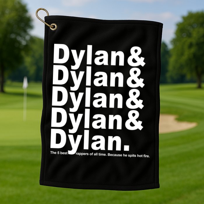 Dylan The Best Rappers Of All Time Golf Towel