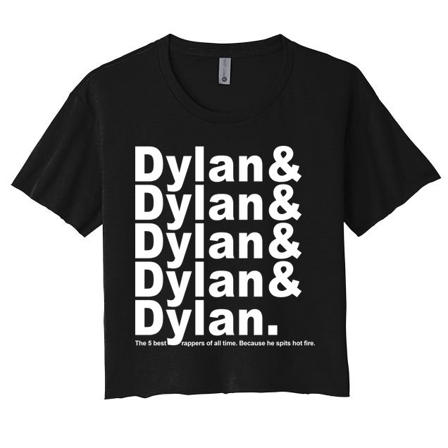 Dylan The Best Rappers Of All Time Crop Top