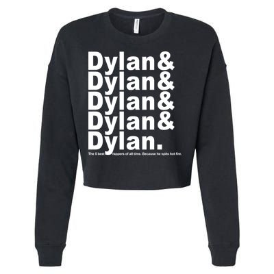 Dylan The Best Rappers Of All Time Cropped Pullover Crew