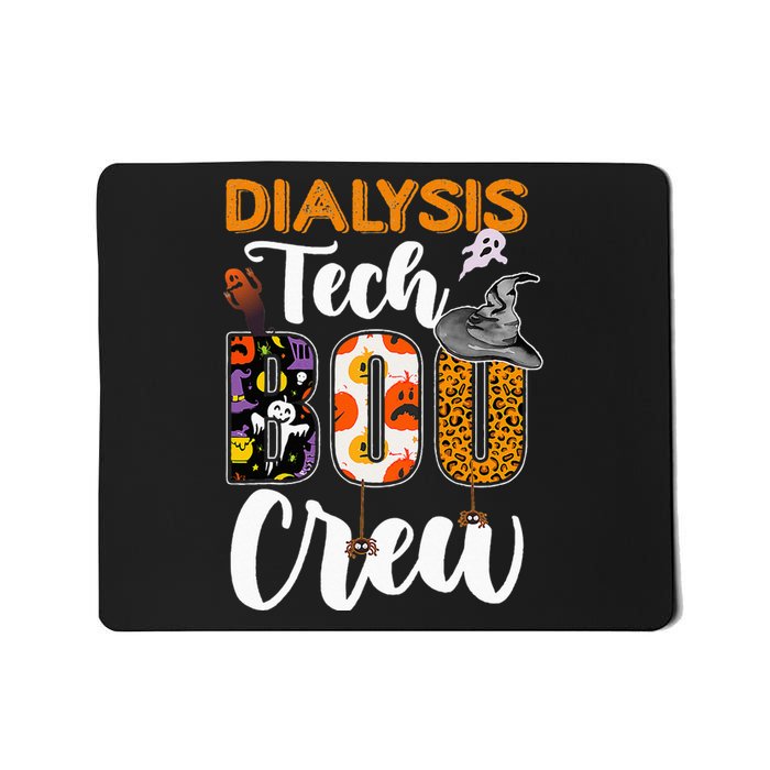 Dialysis Tech Boo Crew Technician Halloween Matching Costume Mousepad