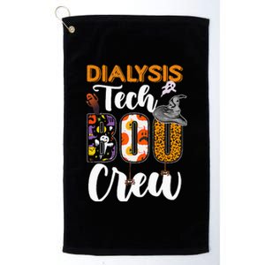 Dialysis Tech Boo Crew Technician Halloween Matching Costume Platinum Collection Golf Towel