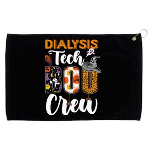 Dialysis Tech Boo Crew Technician Halloween Matching Costume Grommeted Golf Towel