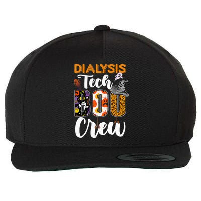 Dialysis Tech Boo Crew Technician Halloween Matching Costume Wool Snapback Cap