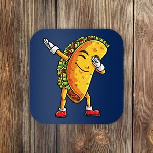 Dabbing Taco Cinco De Mayo Funny Cute Mexican Food Dab Coaster