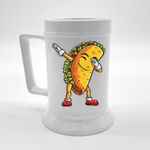 Dabbing Taco Cinco De Mayo Funny Cute Mexican Food Dab Beer Stein