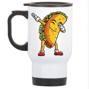 Dabbing Taco Cinco De Mayo Funny Cute Mexican Food Dab Stainless Steel Travel Mug