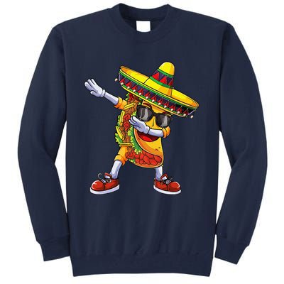 Dabbing Taco Cinco De Mayo Funny Mexican Dabs Tall Sweatshirt