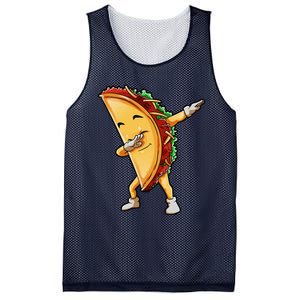 Dabbing Taco Cinco De Mayo Funny Mexican Food Dab Mesh Reversible Basketball Jersey Tank