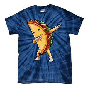 Dabbing Taco Cinco De Mayo Funny Mexican Food Dab Tie-Dye T-Shirt