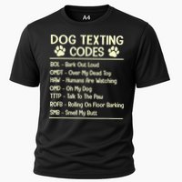 Dog Texting Codes Funny Dog Lover Cooling Performance Crew T-Shirt