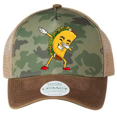 Dabbing Taco Cinco De Mayo Funny Mexican Food Dab Legacy Tie Dye Trucker Hat