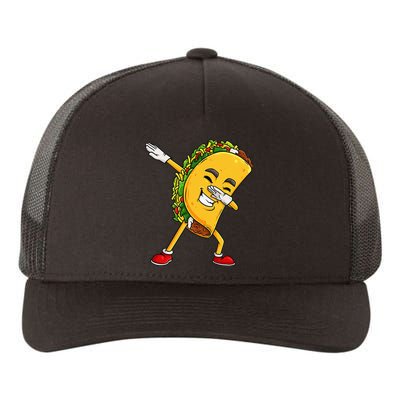 Dabbing Taco Cinco De Mayo Funny Mexican Food Dab Yupoong Adult 5-Panel Trucker Hat