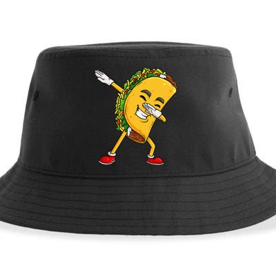 Dabbing Taco Cinco De Mayo Funny Mexican Food Dab Sustainable Bucket Hat