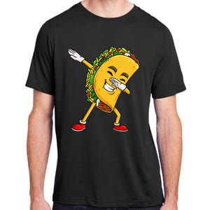 Dabbing Taco Cinco De Mayo Funny Mexican Food Dab Adult ChromaSoft Performance T-Shirt