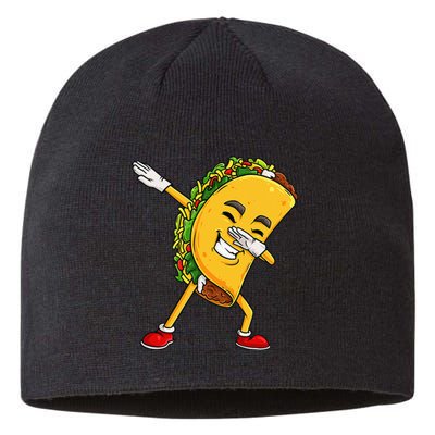 Dabbing Taco Cinco De Mayo Funny Mexican Food Dab Sustainable Beanie