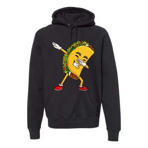 Dabbing Taco Cinco De Mayo Funny Mexican Food Dab Premium Hoodie