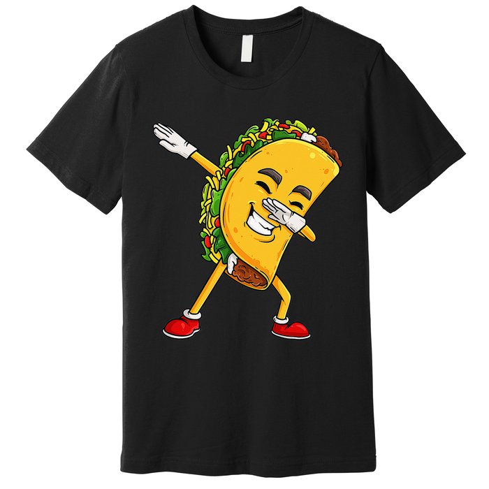 Dabbing Taco Cinco De Mayo Funny Mexican Food Dab Premium T-Shirt