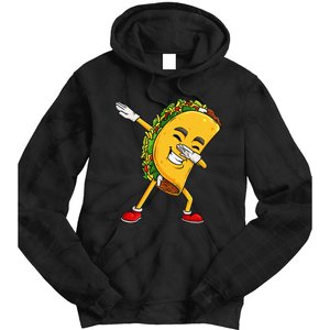 Dabbing Taco Cinco De Mayo Funny Mexican Food Dab Tie Dye Hoodie