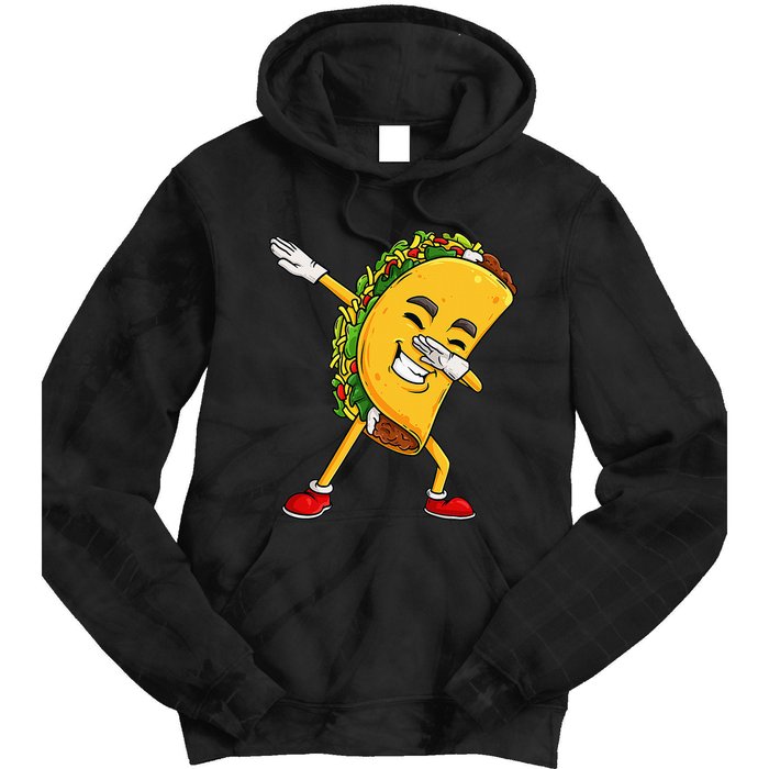 Dabbing Taco Cinco De Mayo Funny Mexican Food Dab Tie Dye Hoodie