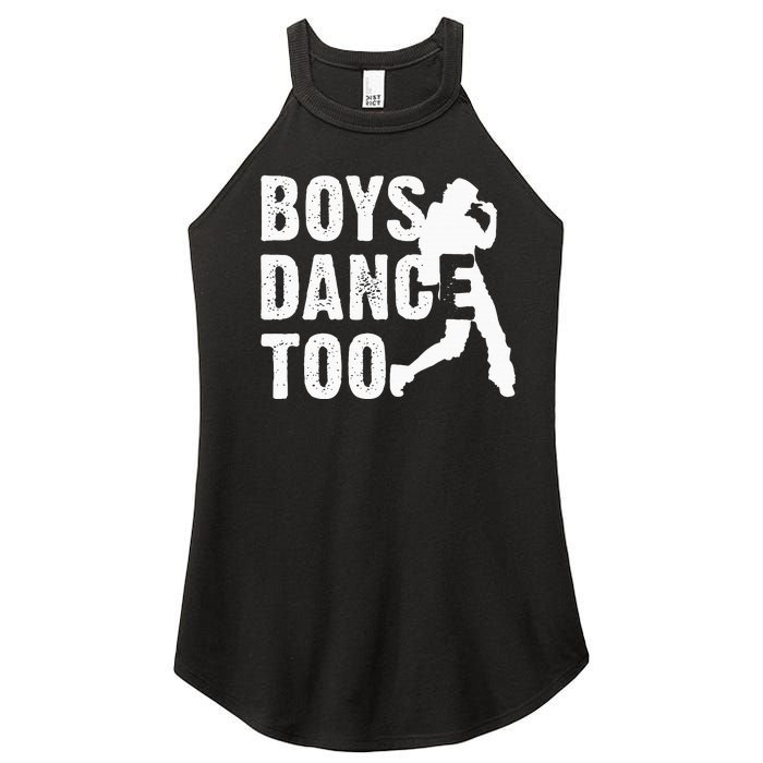 Dance Too Cool Dancing Dancer Gift Women's Perfect Tri Rocker Tank