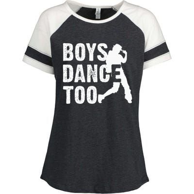 Dance Too Cool Dancing Dancer Gift Enza Ladies Jersey Colorblock Tee