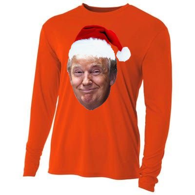 Donald Trump Christmas Funny Maga Santa Hat Gift Cooling Performance Long Sleeve Crew