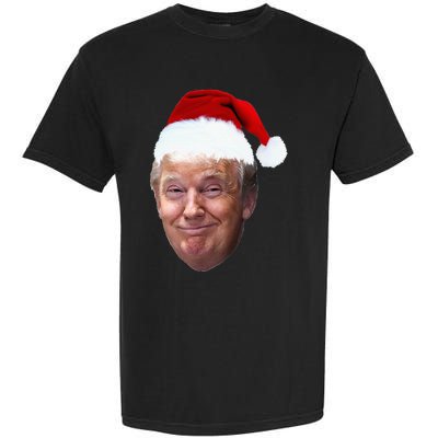 Donald Trump Christmas Funny Maga Santa Hat Gift Garment-Dyed Heavyweight T-Shirt