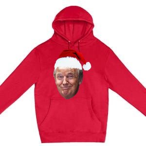 Donald Trump Christmas Funny Maga Santa Hat Gift Premium Pullover Hoodie