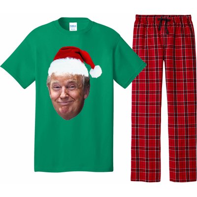 Donald Trump Christmas Funny Maga Santa Hat Gift Pajama Set