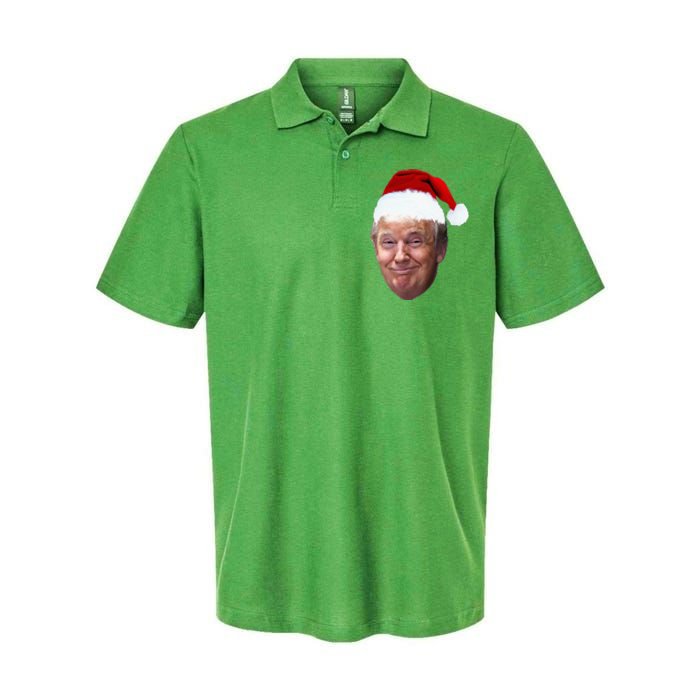 Donald Trump Christmas Funny Maga Santa Hat Gift Softstyle Adult Sport Polo